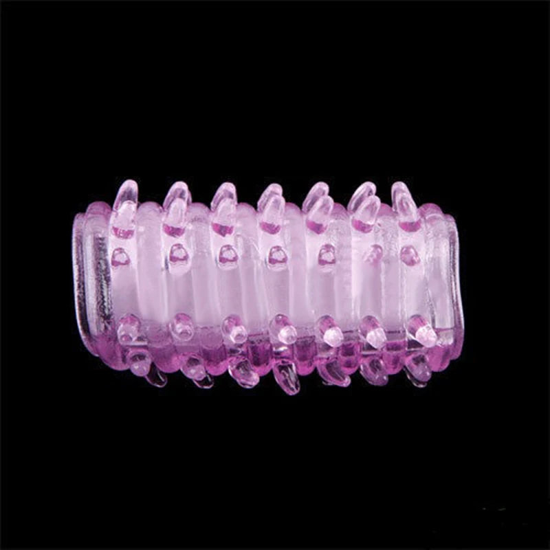 1 Pcs Male Silicone Penis Sleeve Cock Ring Extender Men Delay Lock Fine Adult Sex Product Color Random