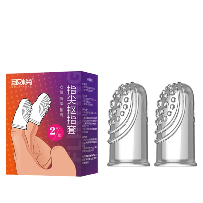 1/2pc G-spot Stimulation Condom Sex Toys For Men 18+ Finger Condone Reusbled Long Delay Ejaculation Penis Sleeve Couple Sex Tool - kinkykings