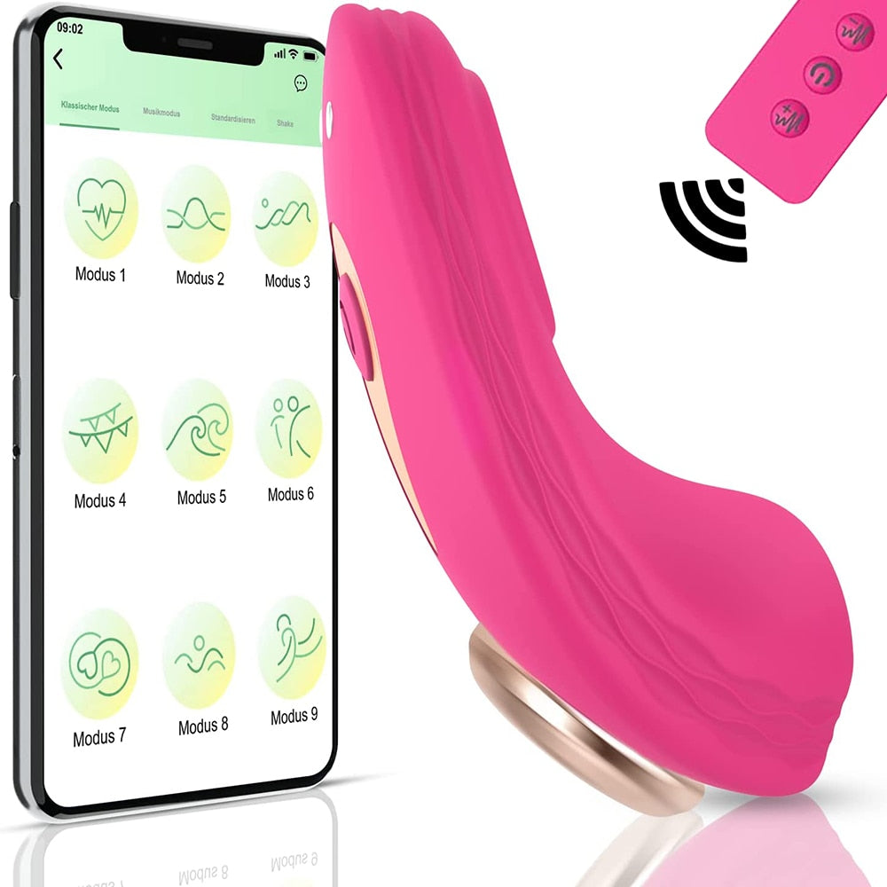 APP Control Wearable Panty G Spot Vibrator Dildo Silicone Vibrating Panties Clitoral Vaginal Stimulator Adult Sex Toys for Women - kinkykings