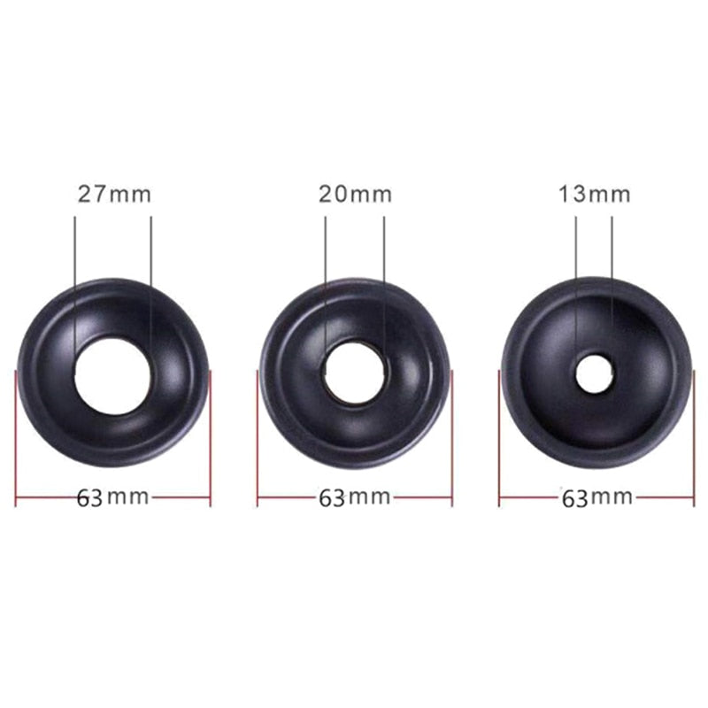 1 Piece Silicone Seal Groove Ring for Penis Pump Sex Toys Men Silicone Sleeve for Penis Extender Trainer Accessories - kinkykings
