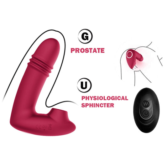 10 Modes Clitoral Sucking Vibrator For Women Clit Clitoris Sucker Thrusting Stimulator Anal Dildo Sex Shop Toys Goods for Adults - kinkykings