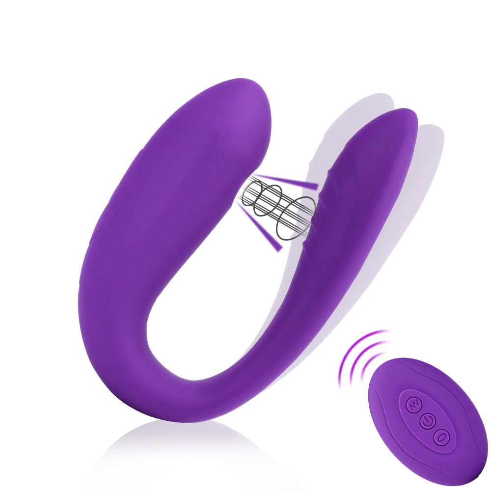 Sucking Dildo Vibrator 10 Intense Modes Sex Toys for Women G Spot Clitoris Stimulator with Remote Control U Shape Adult Sexo - kinkykings