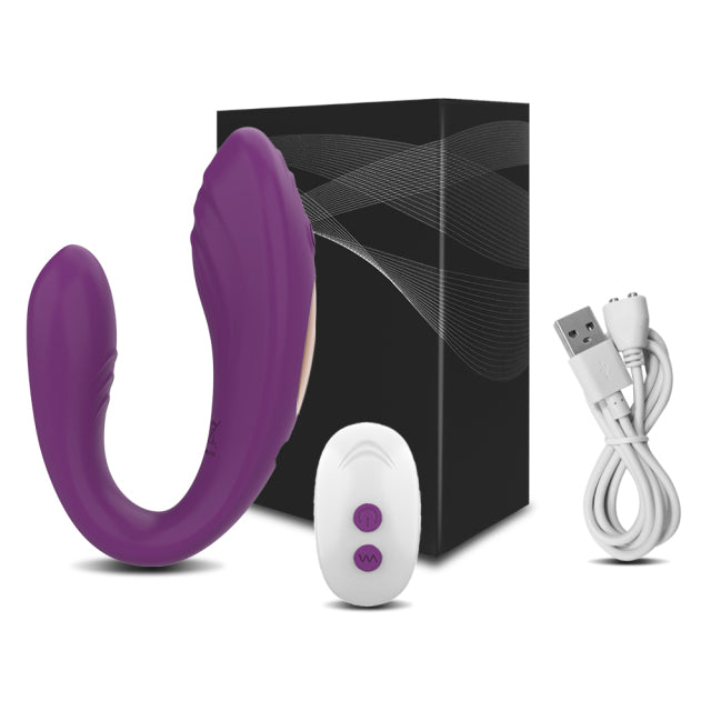 Erotic Wireless Remote Control Clitoris Vibrator U Shape Dildo G Spot Clitoris Sucker Vibrator Sex Toy for Women Adult Couples - kinkykings