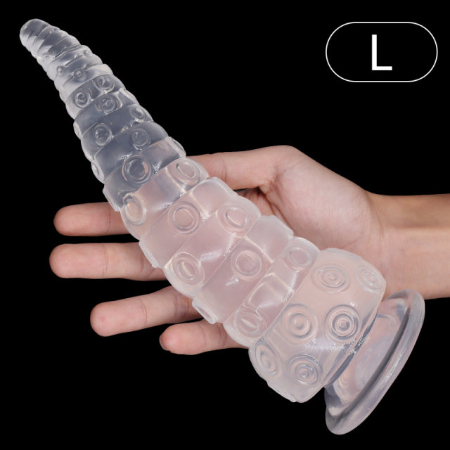Anal Sex Toys/Plug/Dilator Octopus Dildo Sucker Butt Plug Bunny Tail Adult Goods For Men Women Prostate Massager Buttplug - kinkykings