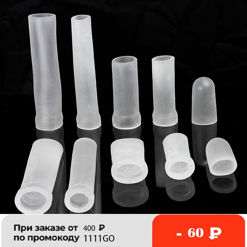 Sleeve for Penis Extender Pump Enlargement Silicone Glans Protector Cap Replacement for Penile Stretcher Clamping Kit - kinkykings